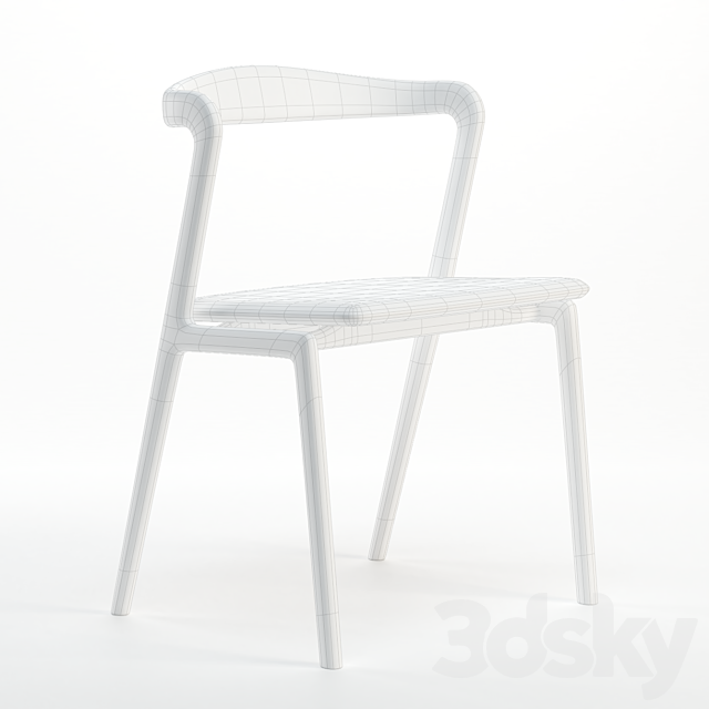 Otto Chair 3ds Max - thumbnail 2