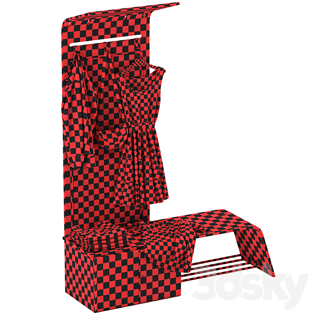 Decor With Clothes 3ds Max - thumbnail 3