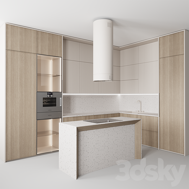Kitchen no. 83 3ds Max - thumbnail 2