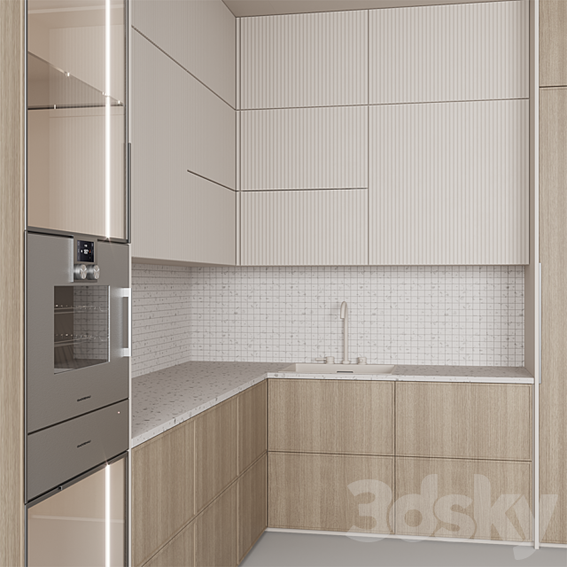 Kitchen no. 83 3ds Max - thumbnail 3