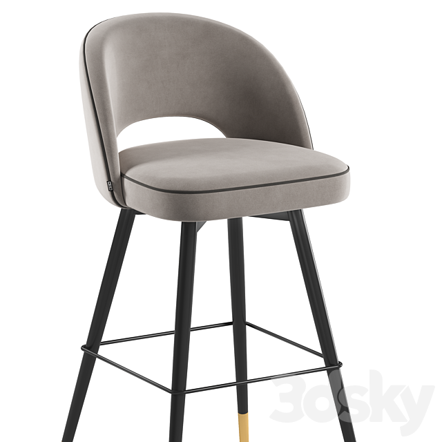 Eichholtz Cliff Barstool & Counter 3ds Max - thumbnail 3