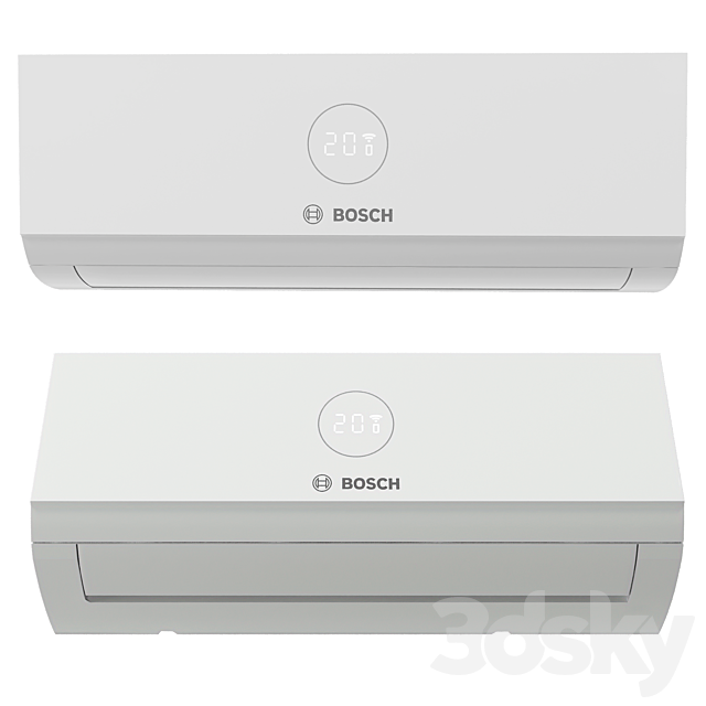 Air conditioner Bosch CL3000i 3ds Max - thumbnail 2