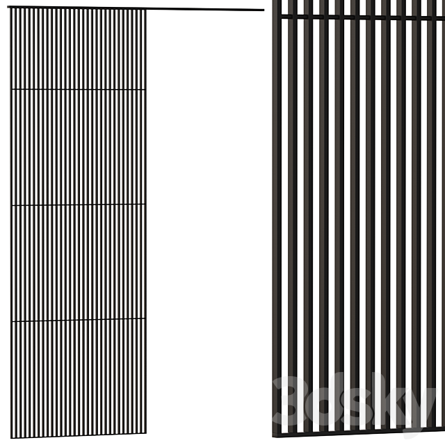Boca Stripe rack 3ds Max - thumbnail 2