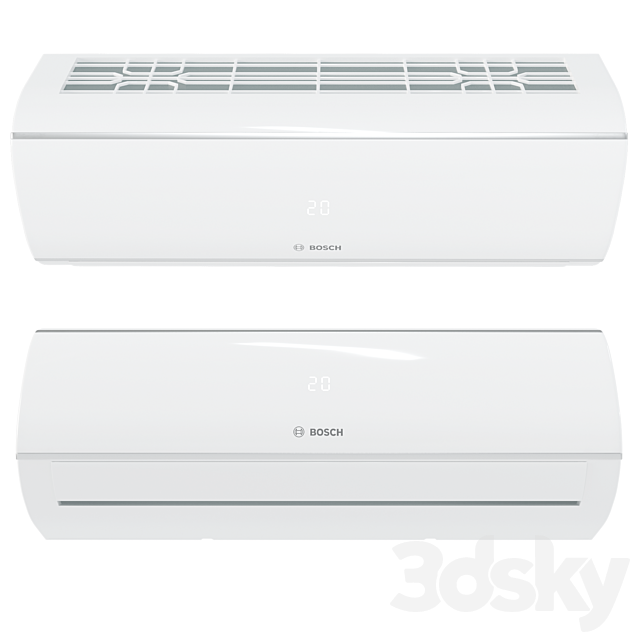BOSCH Climate 5000 air conditioner 3ds Max - thumbnail 2