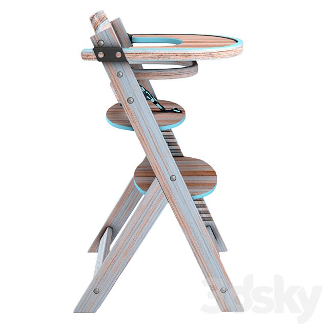 Child chair 3ds Max - thumbnail 3