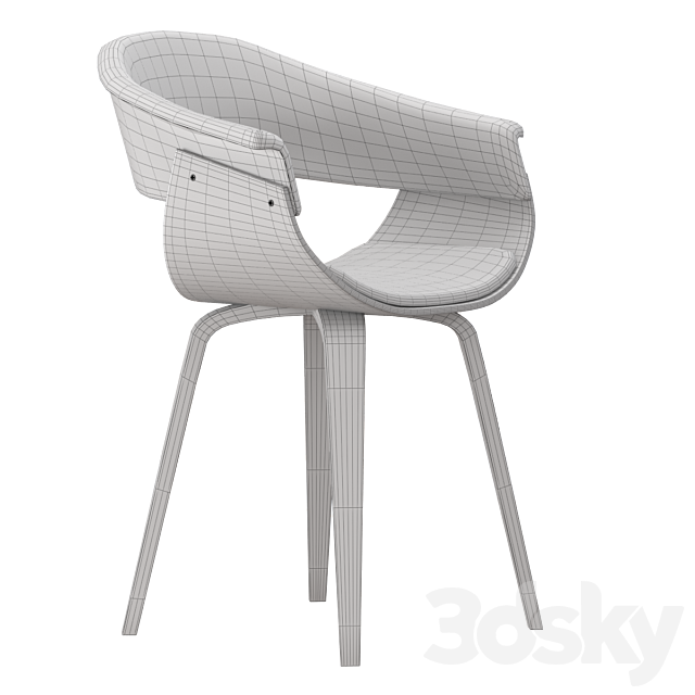 Armen Living Summer Dining Chair 3ds Max - thumbnail 3