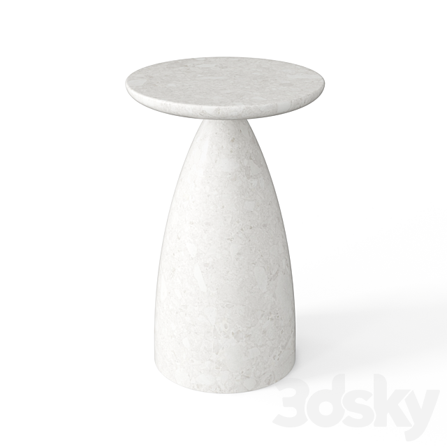 Ceramic garden stool set 7 3ds Max - thumbnail 3