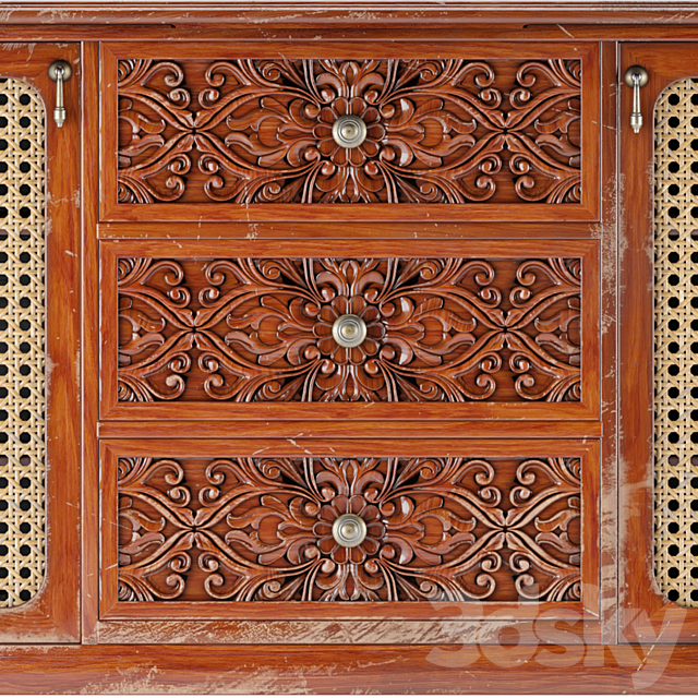 Sideboard TE0046 3ds Max - thumbnail 3