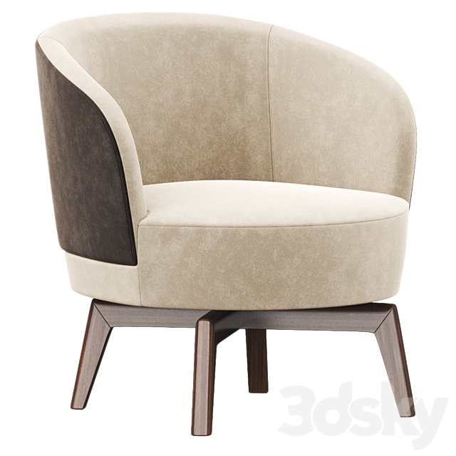 DOYLE ARMCHAIR 3ds Max - thumbnail 2