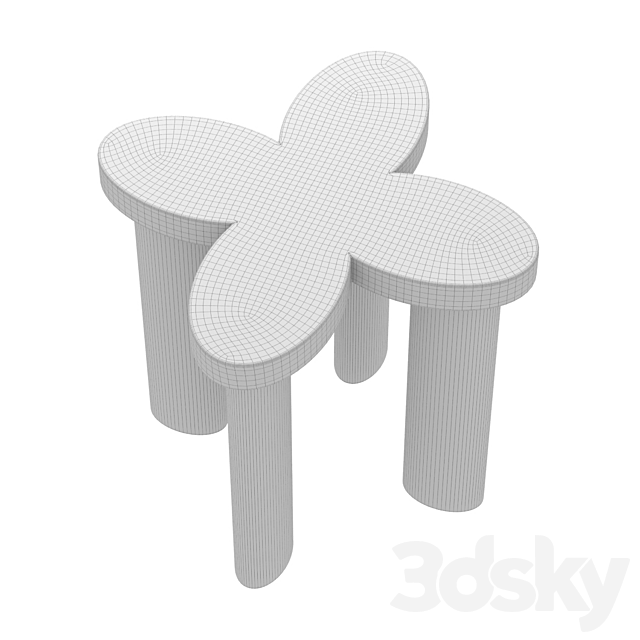 Сlover Annki Studio stool 3ds Max - thumbnail 2