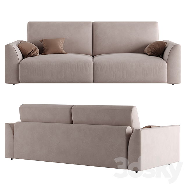 Sofa bed Hoff Seattle 3ds Max - thumbnail 2