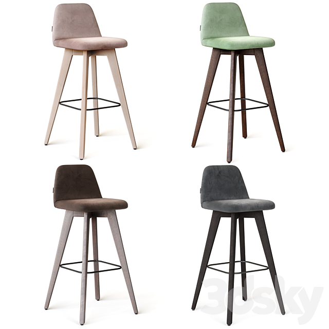 Conny chair by Skdesign 3ds Max - thumbnail 3