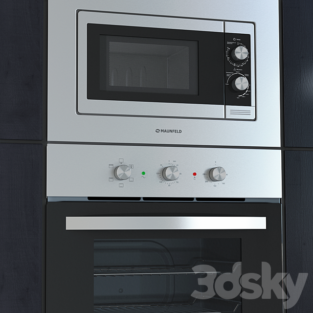 Kitchen appliances MAUNFELD 2 3ds Max - thumbnail 2