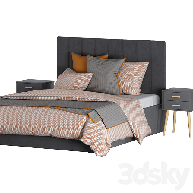 Bed Vega divan.ru 3ds Max - thumbnail 2