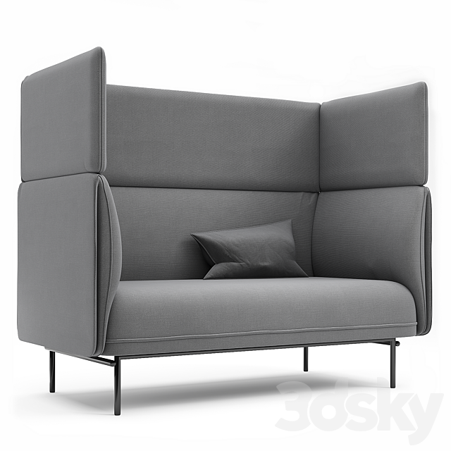 Sofa Leonidas 3ds Max - thumbnail 3