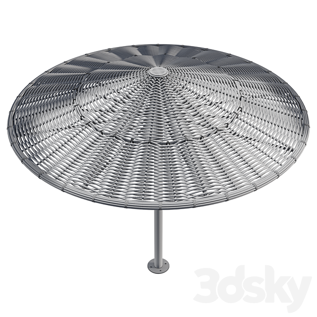 Beach umbrella Premium 3ds Max - thumbnail 3