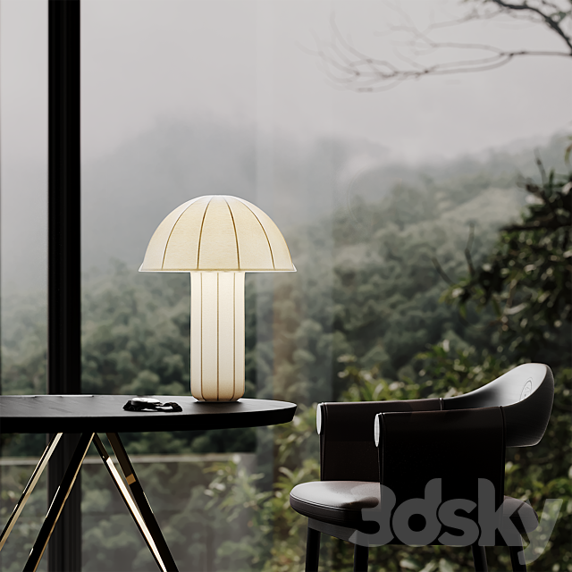 KAHLO SILK TABLE LAMP from Studio Anansi 3ds Max - thumbnail 3