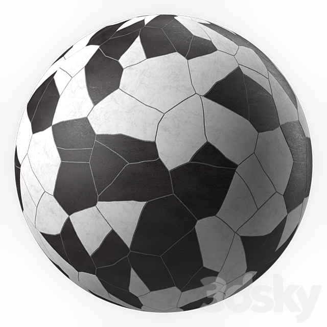 Marble Tile Materials 11- Marble Mixed by Stone 3 patterns Tile – Pbr 4k Seamless 3ds Max - thumbnail 2