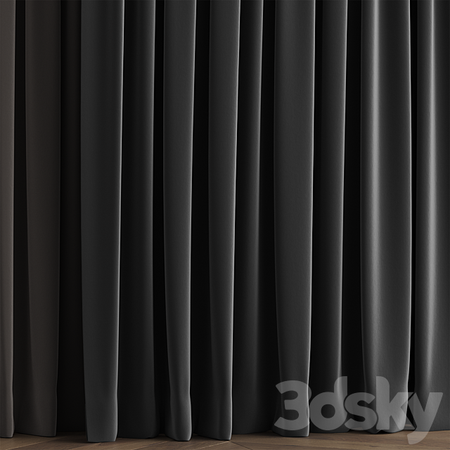 Curtains 07 3ds Max - thumbnail 3