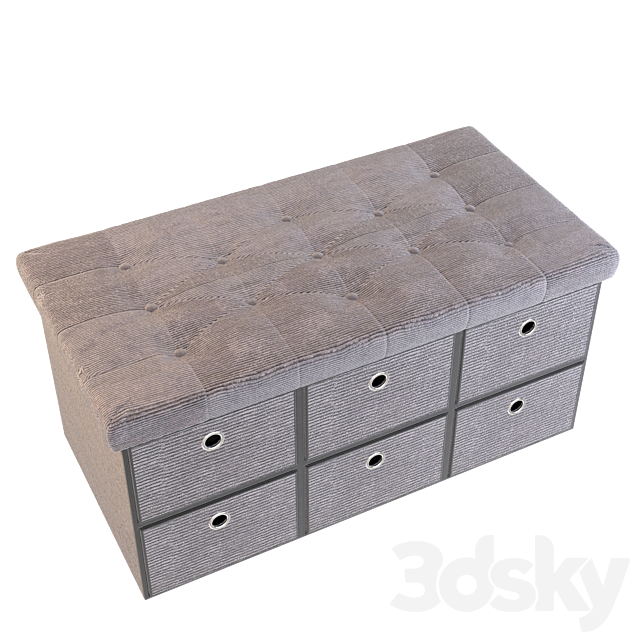 Folding bench My Interno 3ds Max - thumbnail 3