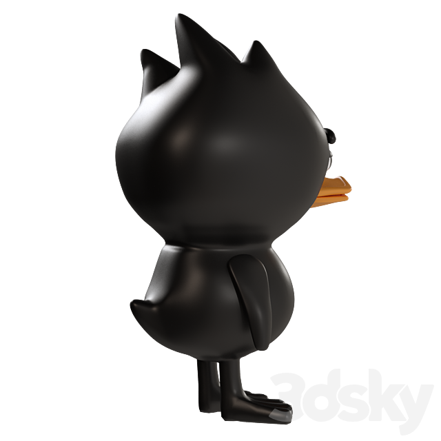 Toy collectible Tud Toy The Ugly Duck in three sizes 3ds Max - thumbnail 3