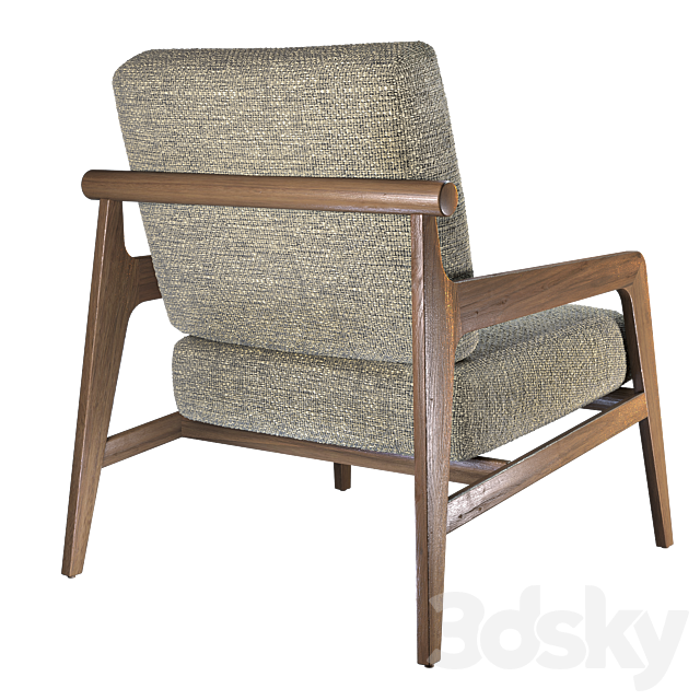 Armchair Vinato LA REDOUTE INTERIEURS 3ds Max - thumbnail 2