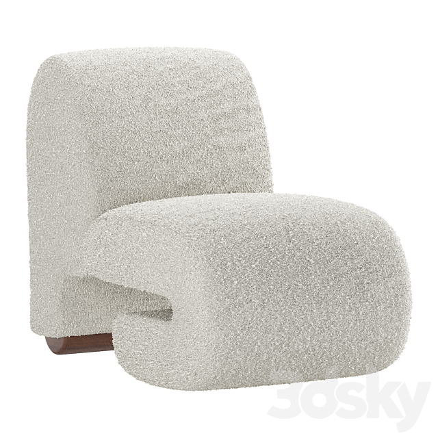 Armchair Greenapple by 1STDIBS 3ds Max - thumbnail 2