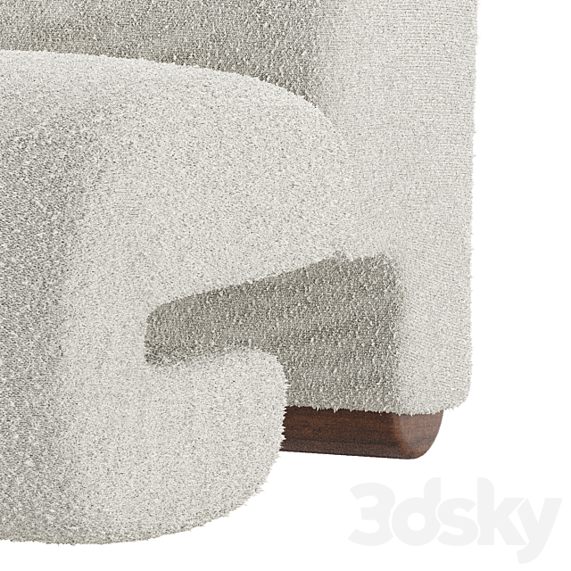 Armchair Greenapple by 1STDIBS 3ds Max - thumbnail 3