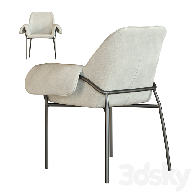 Chair Bess 3ds Max - thumbnail 2