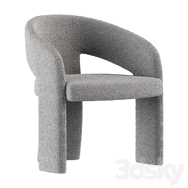 Nuevo Anise Dining Chair 3ds Max - thumbnail 3