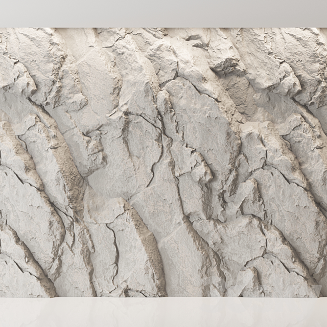 Rock cliff wall №63 3ds Max - thumbnail 3