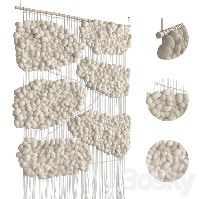 Tapestry Cloud by Helen Loom 3ds Max - thumbnail 2