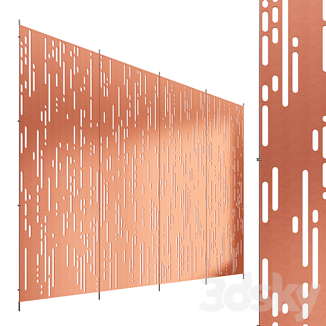 Turf Static Cutsheet Panel 3ds Max - thumbnail 2