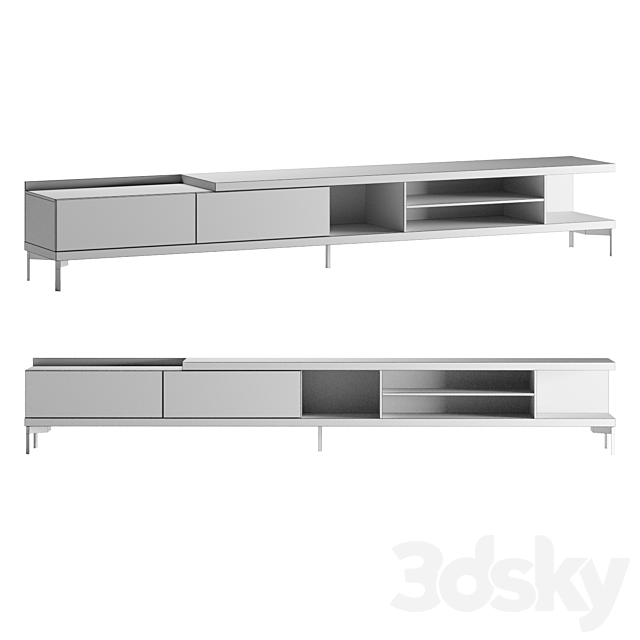 MAYA TV stand by Cosmorelax 3ds Max - thumbnail 2
