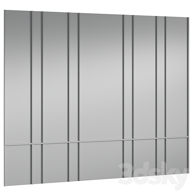 Wall panels 3ds Max - thumbnail 3