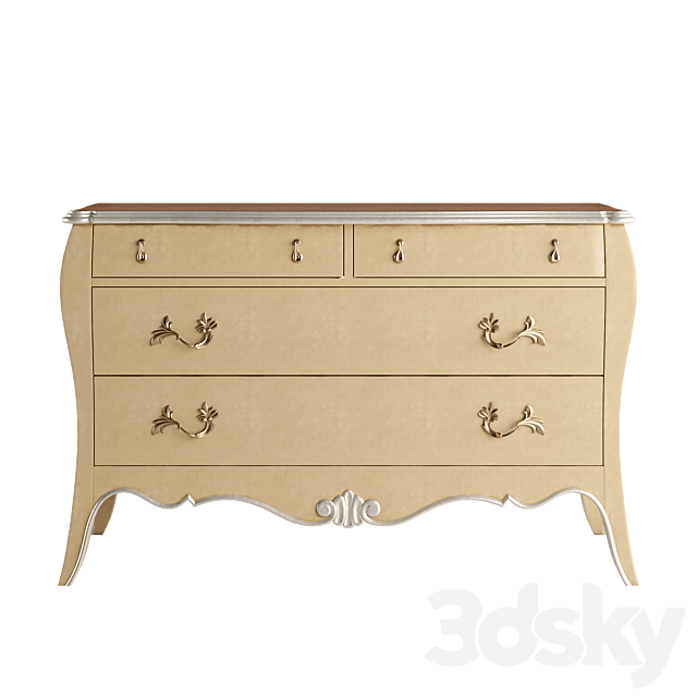 Chest of drawers Stella del Mobile Como 3ds Max - thumbnail 2
