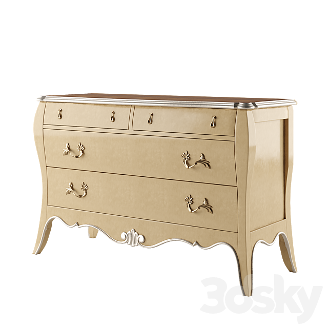 Chest of drawers Stella del Mobile Como 3ds Max - thumbnail 3