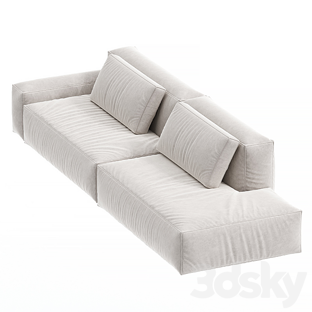 Cubotto sofa 3ds Max - thumbnail 2