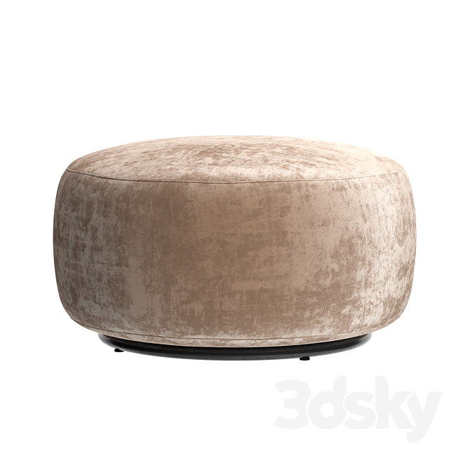 KARTELL CHARLA POUF 3ds Max - thumbnail 2