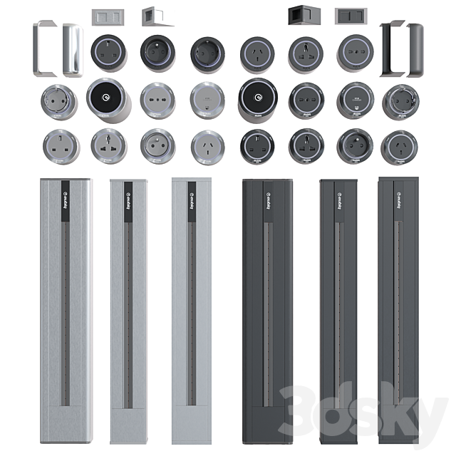 Track sockets EUBIQ 3ds Max - thumbnail 3