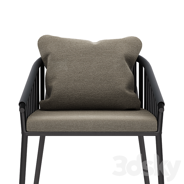 Oiside Twist High Stool 3ds Max - thumbnail 2