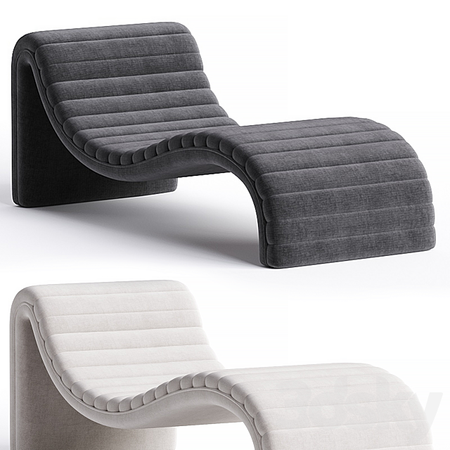Chaise Lounge Pioneer 3ds Max - thumbnail 2