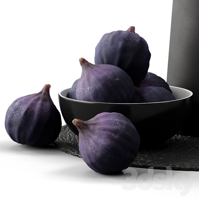 Decorative set 26 Figs and decanter 3ds Max - thumbnail 3