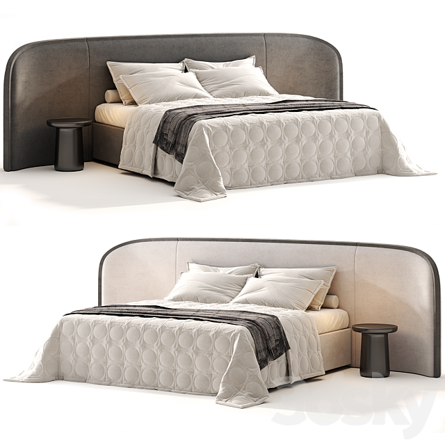 Bed FERROL 3ds Max - thumbnail 2
