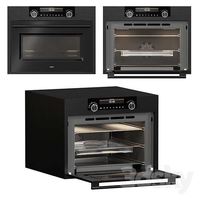 asko kitchen appliance 3ds Max - thumbnail 3