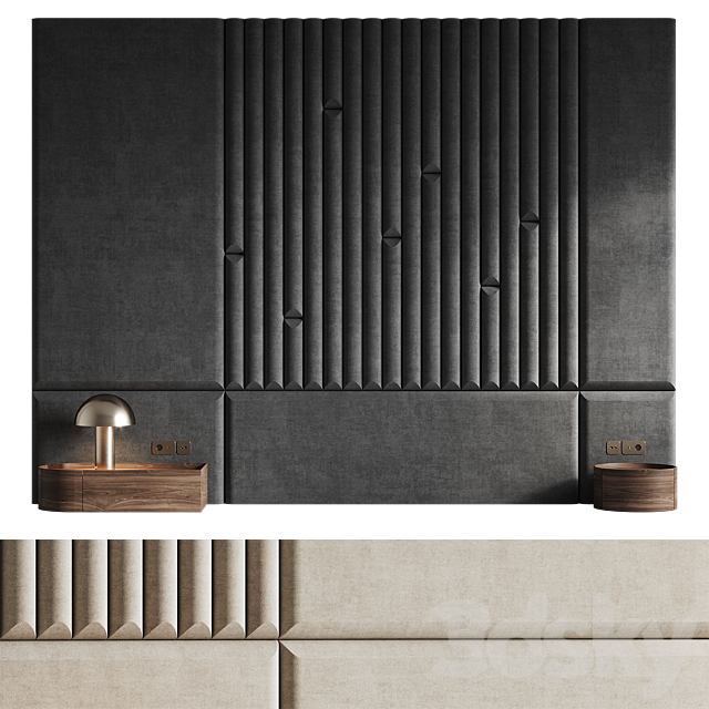 Headboard Cos 3ds Max - thumbnail 2