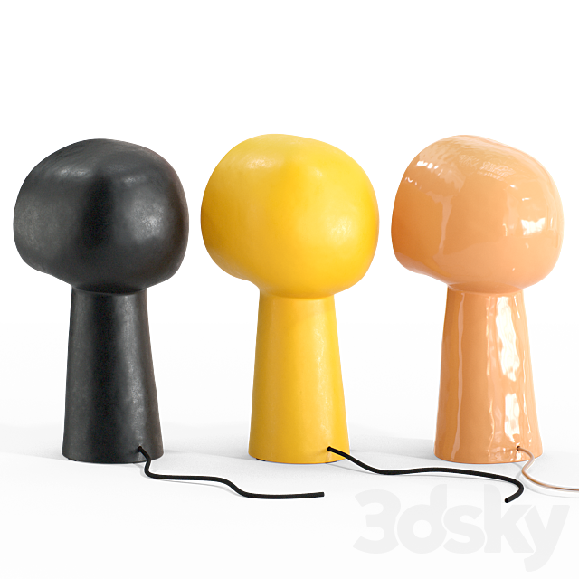 Table lamp set Keni large 3ds Max - thumbnail 2