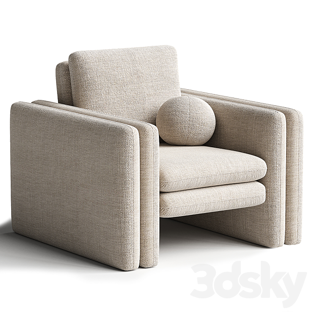 Haute Chair 3ds Max - thumbnail 2