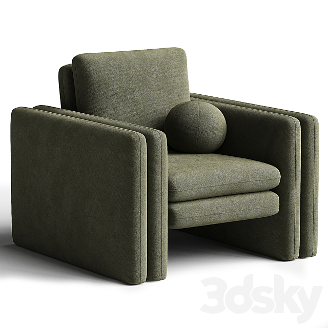 Haute Chair 3ds Max - thumbnail 3