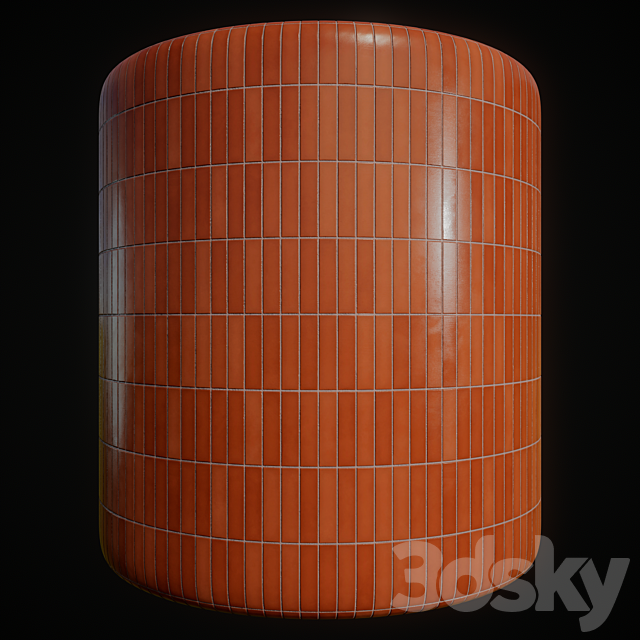 Tile Makoto Matte Ceramic Wall Set 07 3ds Max - thumbnail 3